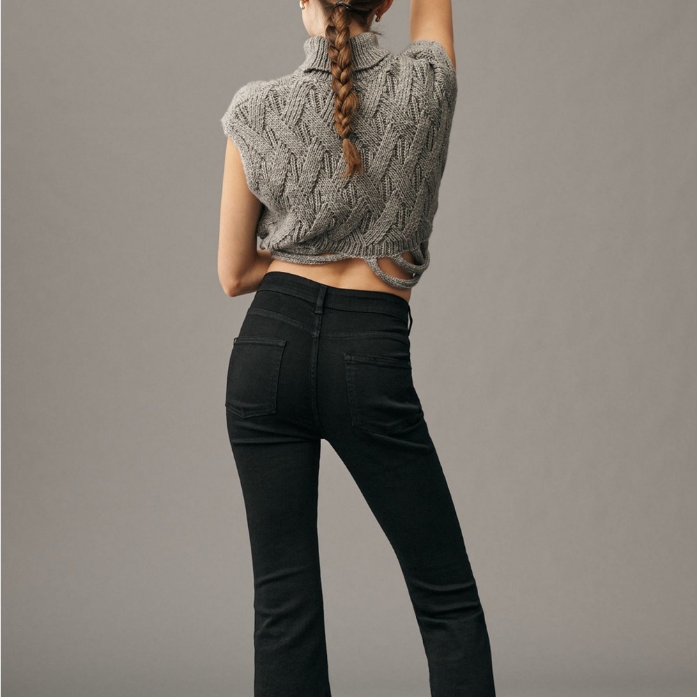 Pilcro Black Flare Jeans - Picture 2 of 4